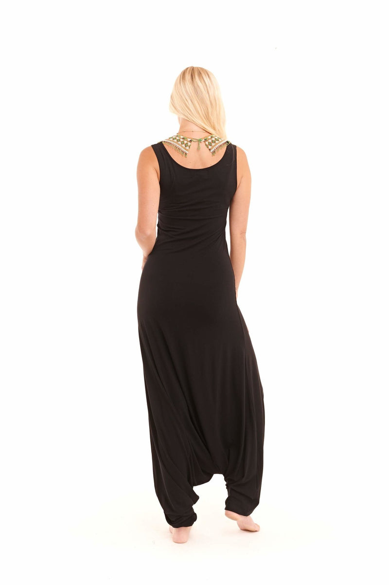 Bamboo Fitted Jumpsuit Black - MUDRA