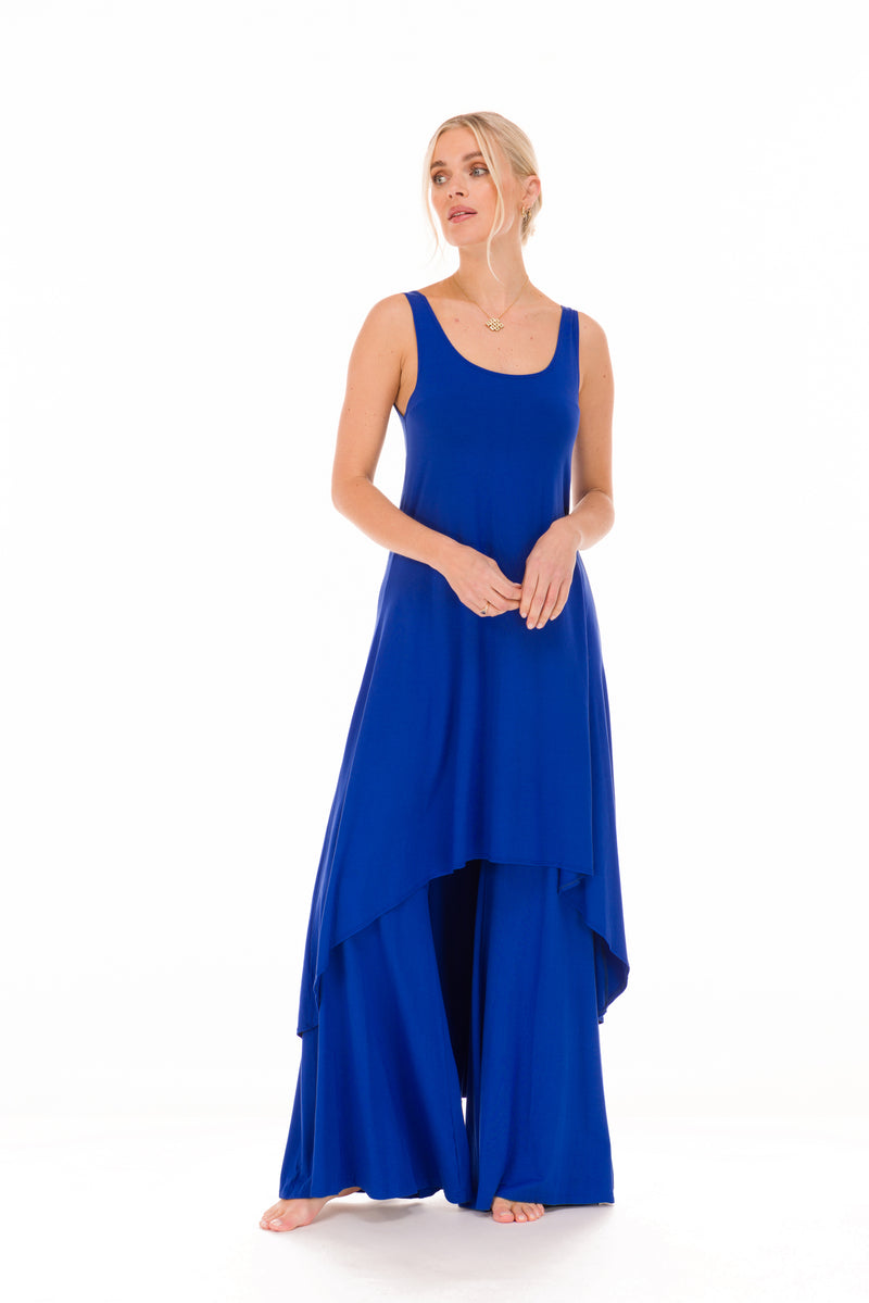 BAMBOO ELFIN DRESS COBALT BLUE