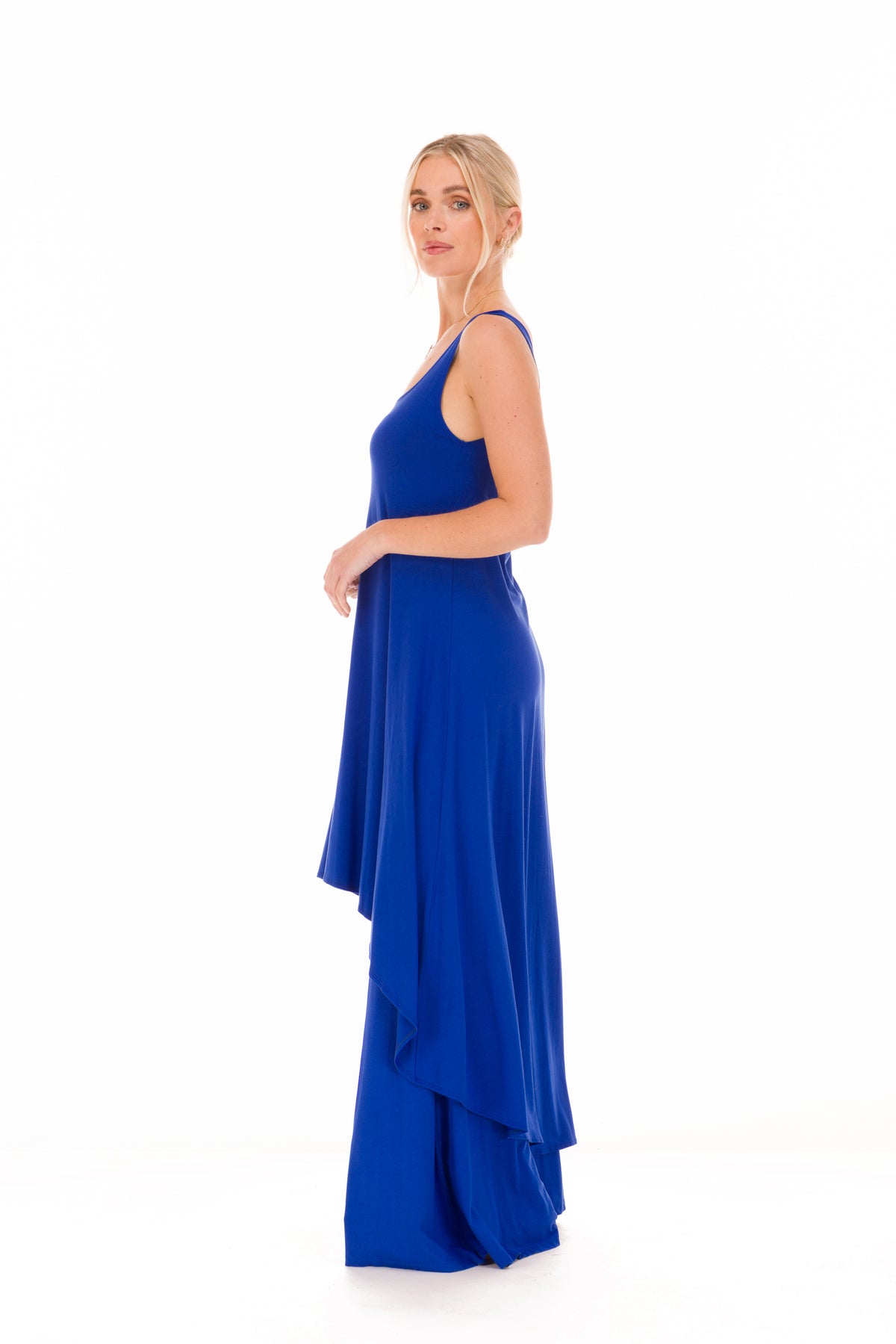 BAMBOO ELFIN DRESS COBALT BLUE