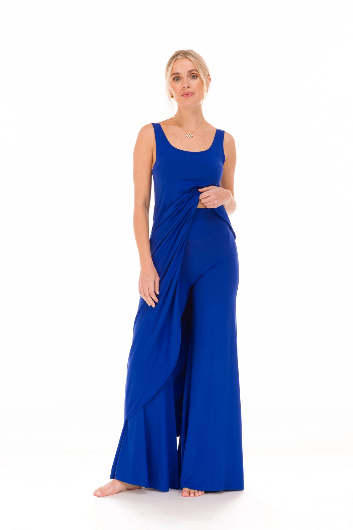 BAMBOO ELFIN DRESS COBALT BLUE