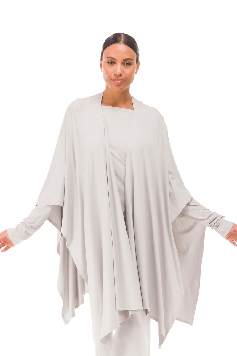 BAMBOO WRAP TOP SILVER GREY