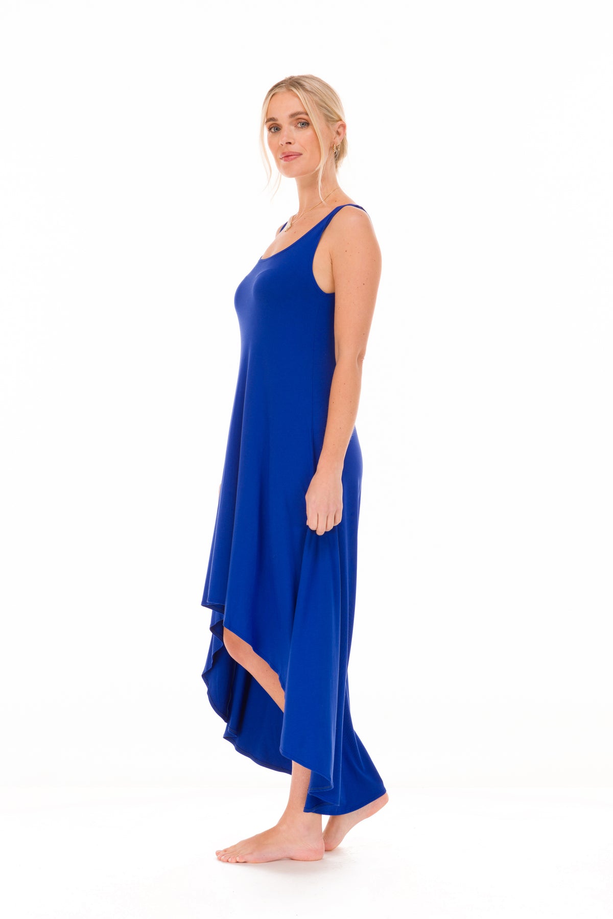 BAMBOO ELFIN DRESS COBALT BLUE