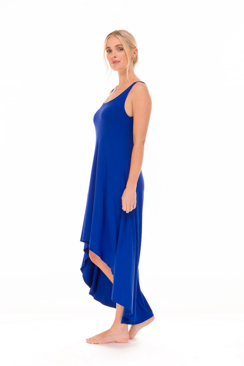 BAMBOO ELFIN DRESS COBALT BLUE