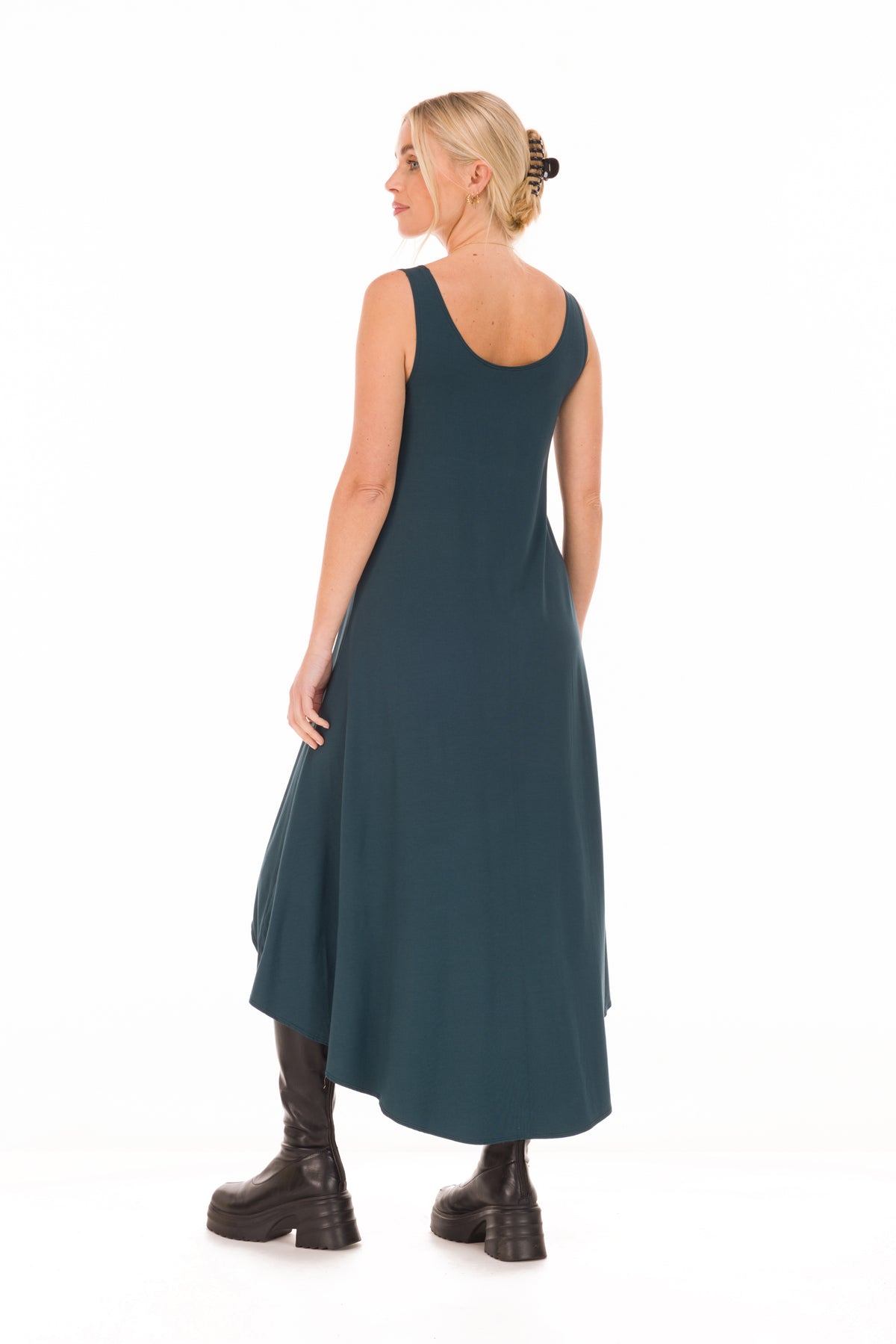 ELFIN DRESS OCEAN GREEN