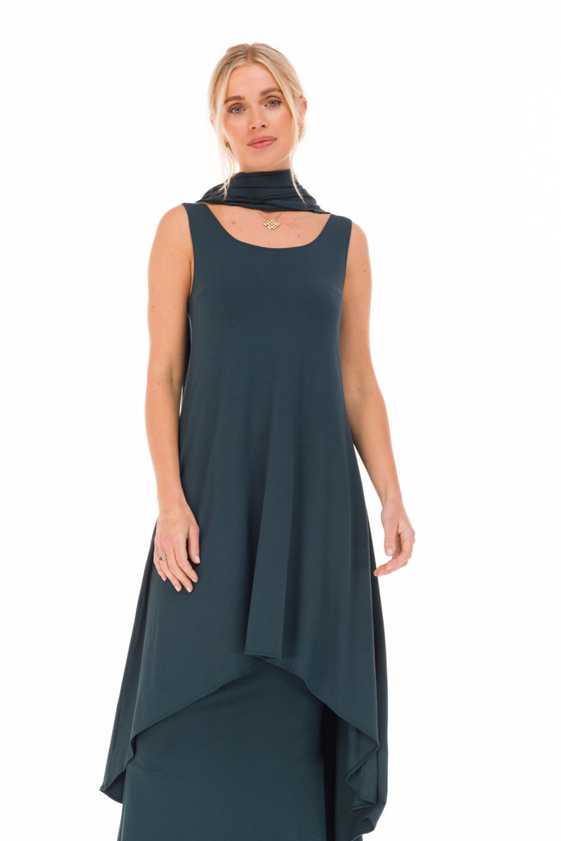 ELFIN DRESS OCEAN GREEN