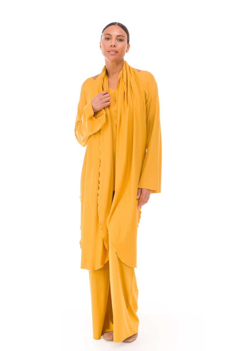 BAMBOO SCARF TIBETAN YELLOW