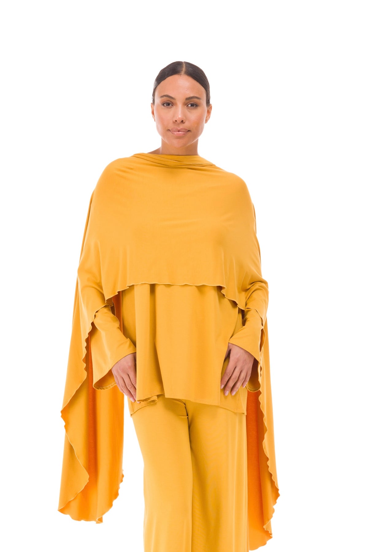 BAMBOO SCARF TIBETAN YELLOW
