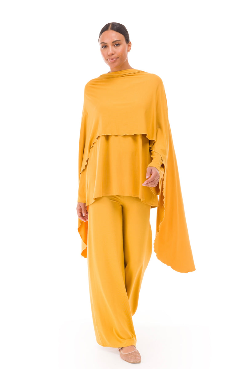 BAMBOO SCARF TIBETAN YELLOW