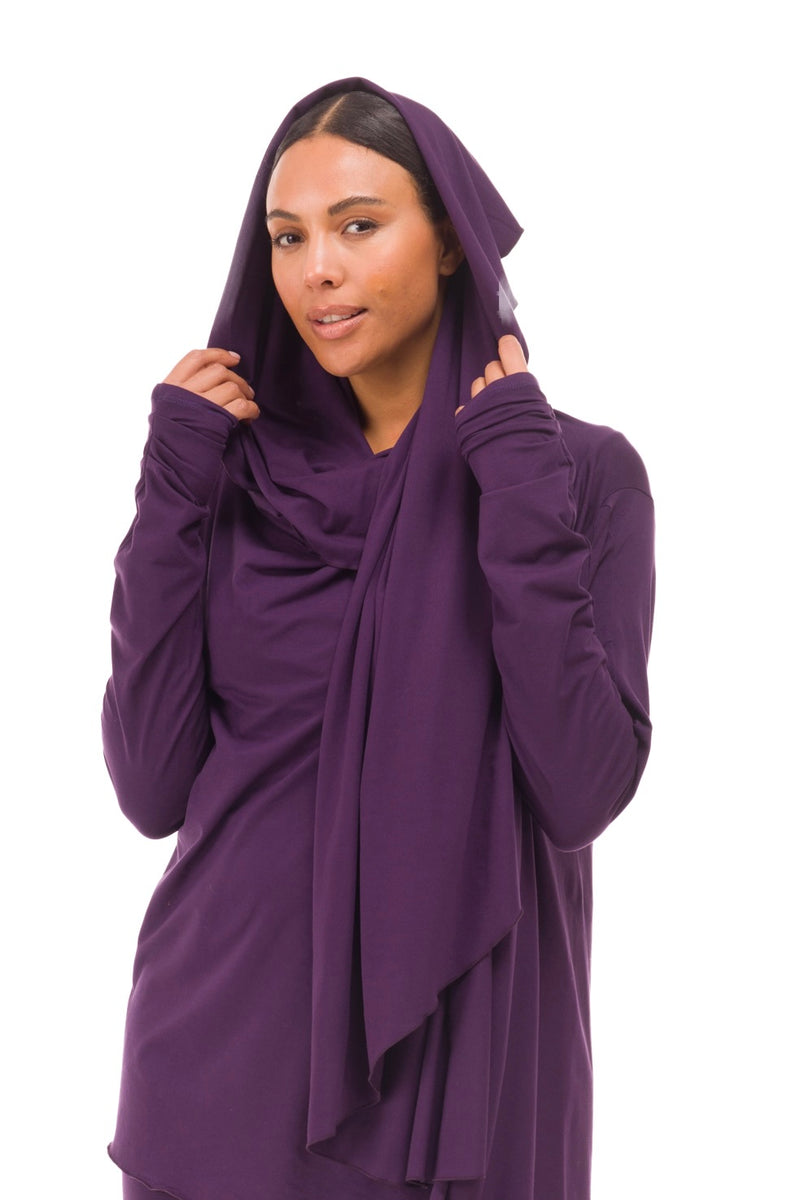 BAMBOO WATERFALL JACKET PURPLE