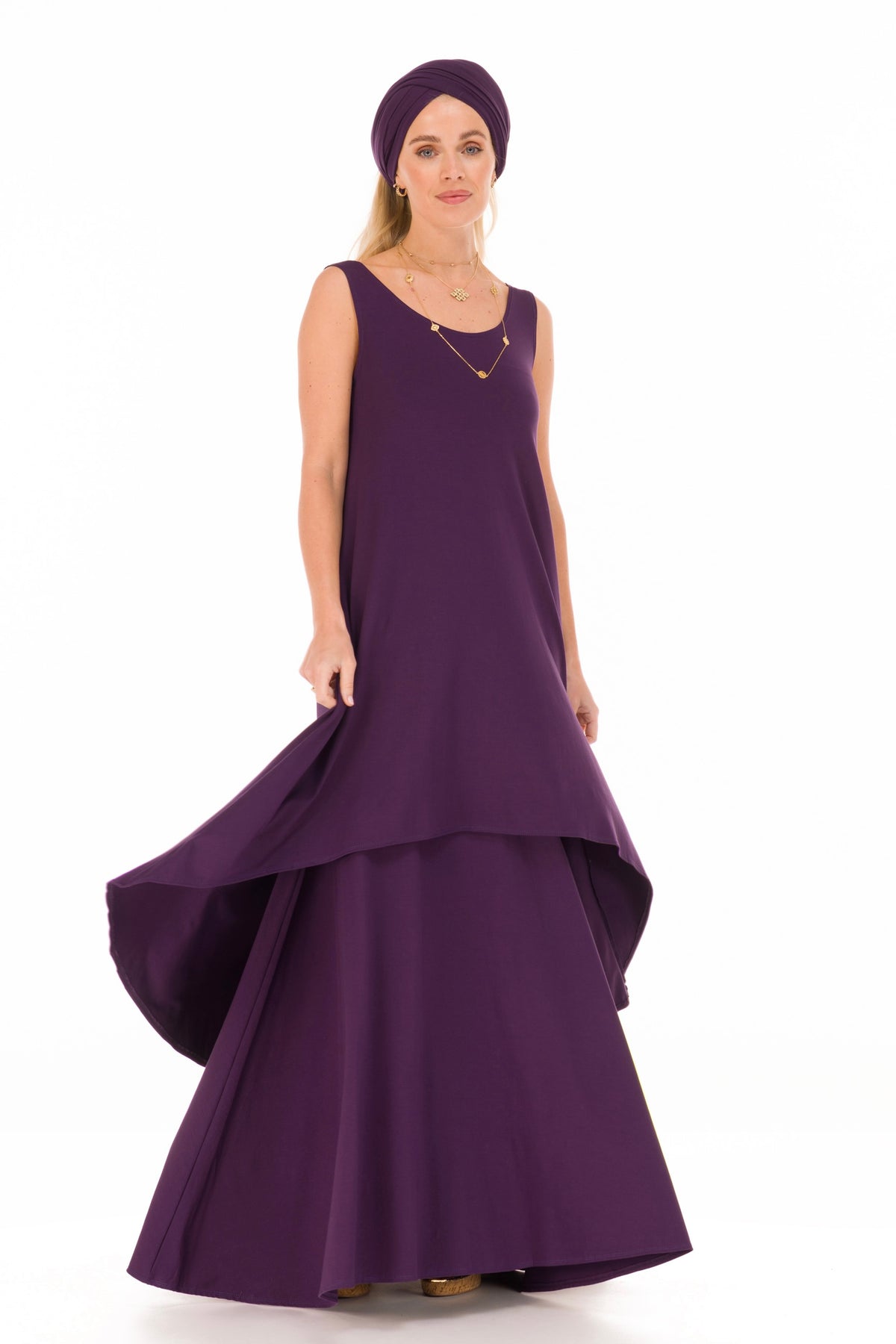 BAMBOO ELFIN DRESS PURPLE