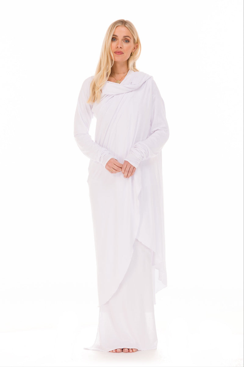 BAMBOO WATERFALL JACKET WHITE