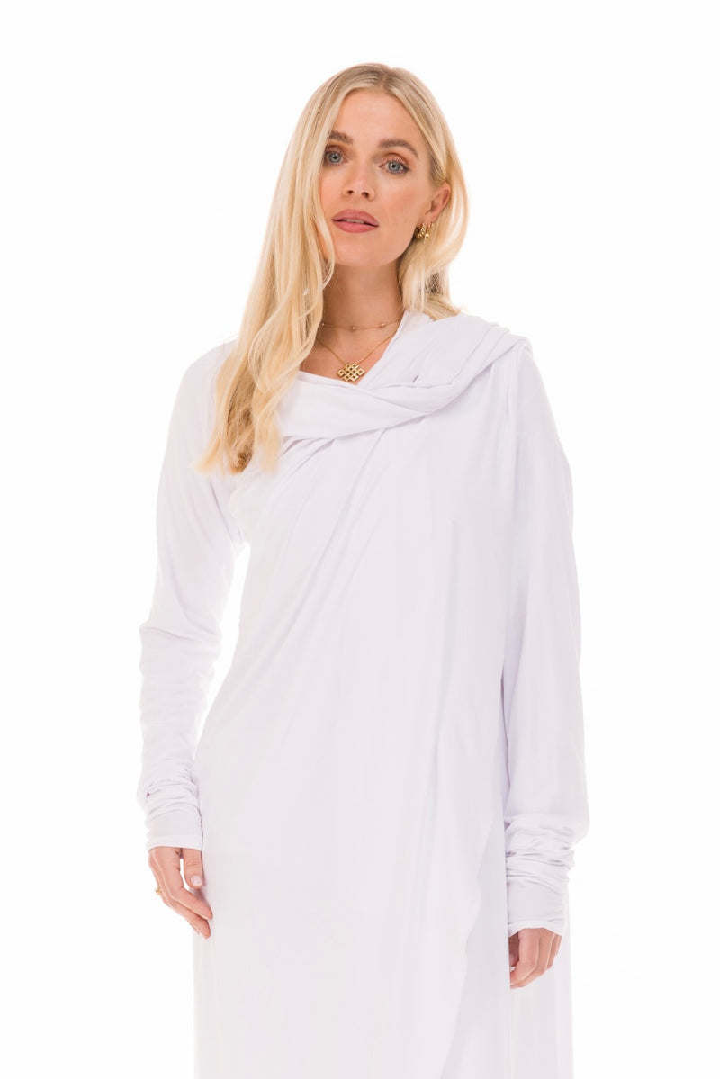 BAMBOO WATERFALL JACKET WHITE