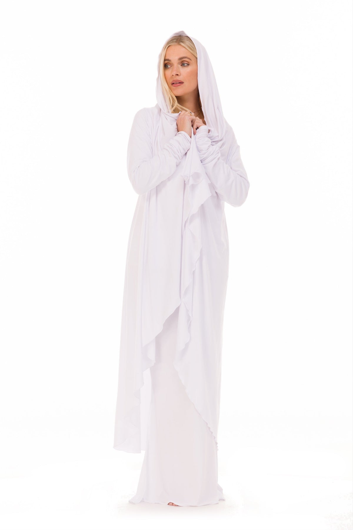 BAMBOO WATERFALL JACKET WHITE