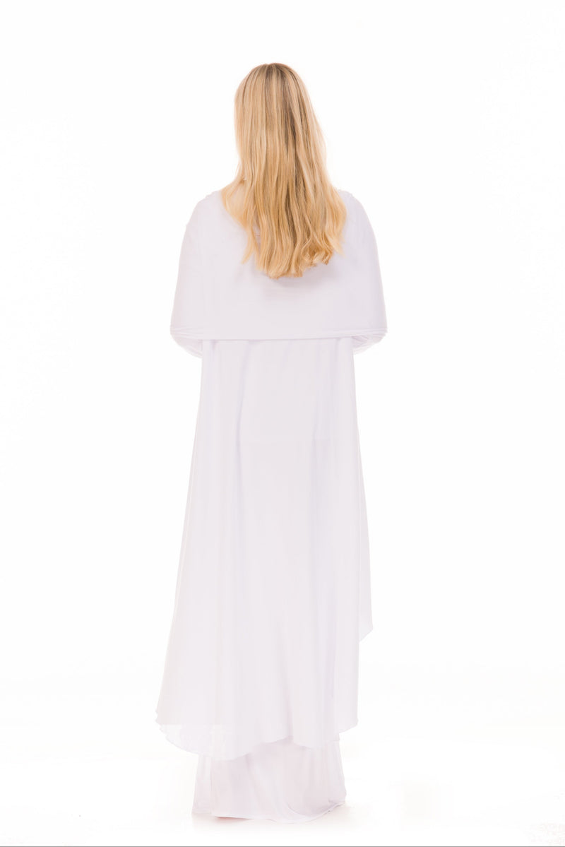 BAMBOO WATERFALL JACKET WHITE