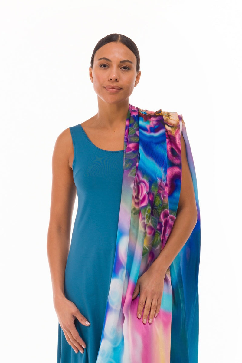 BAMBOO ELFIN DRESS TEAL