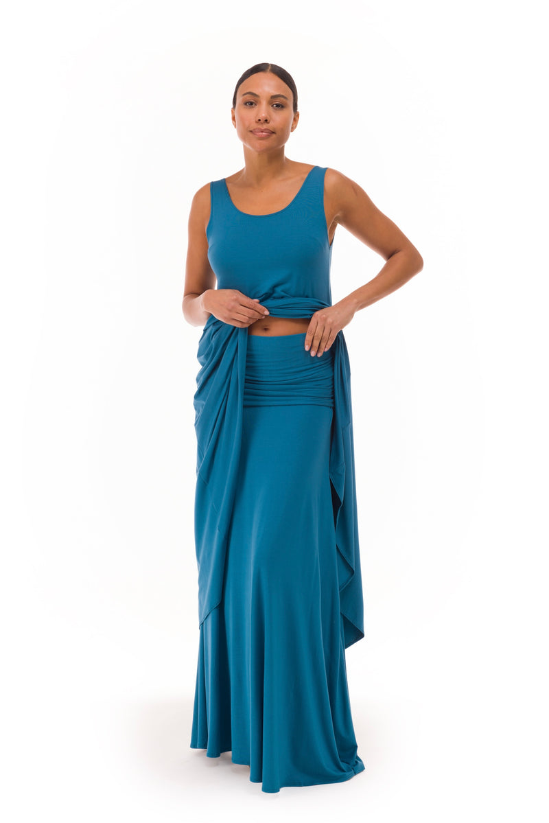 BAMBOO ELFIN DRESS TEAL