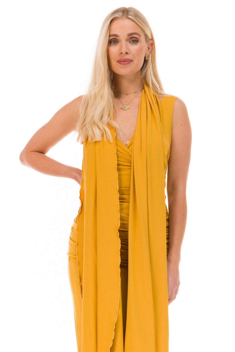BAMBOO SCARF TIBETAN YELLOW