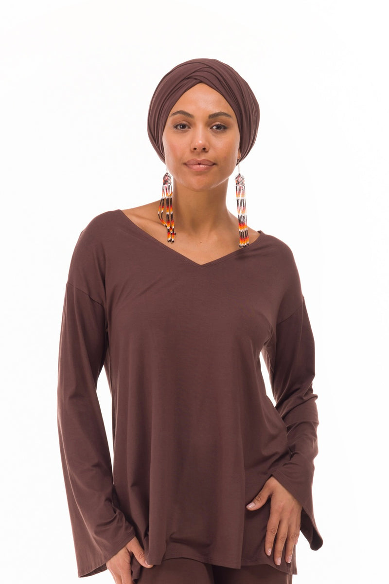 BAMBOO SCARF BROWN