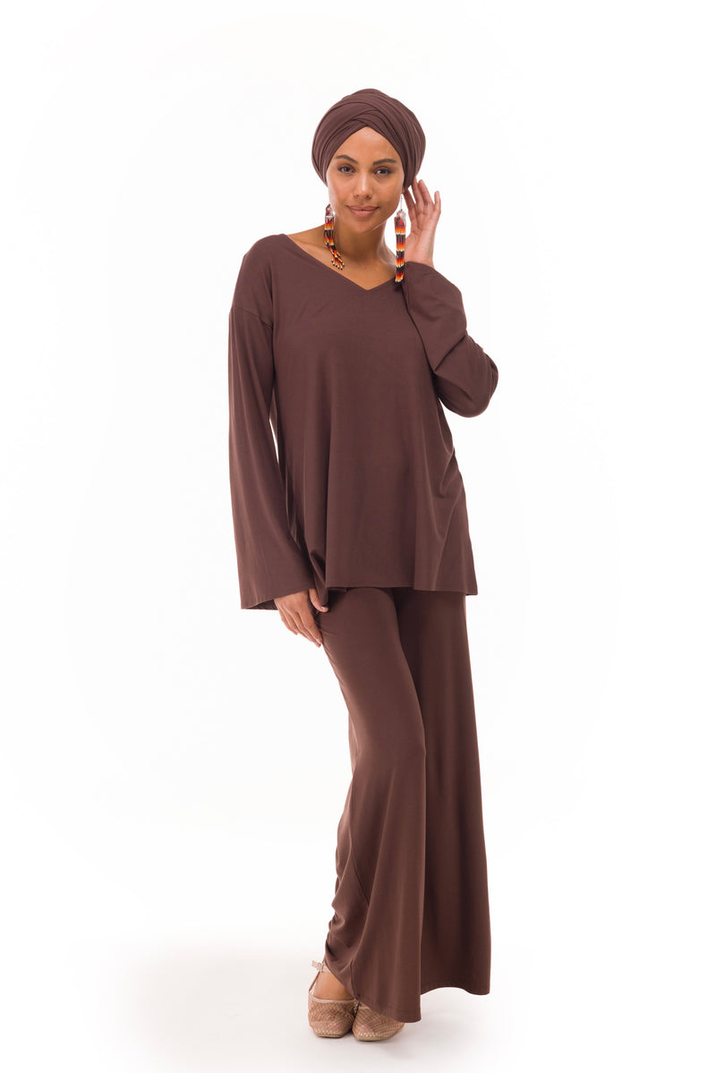 BAMBOO SCARF BROWN