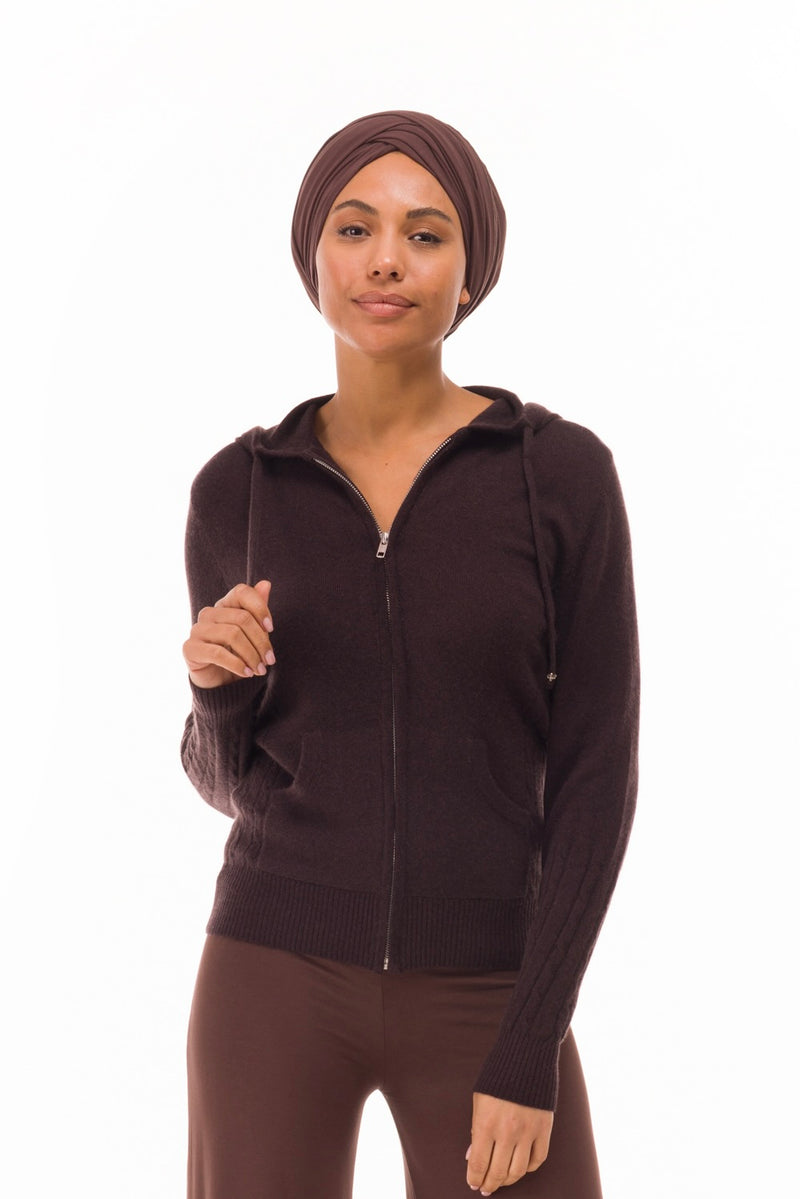 BAMBOO SCARF BROWN