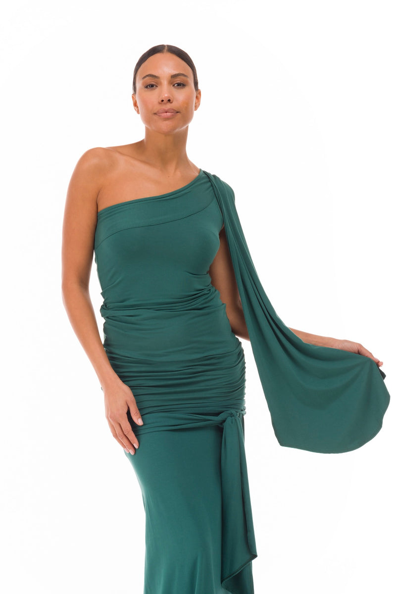 BAMBOO TOGA DRESS FLORESTA