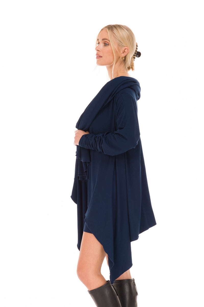 BAMBOO WATERFALL JACKET NAVY