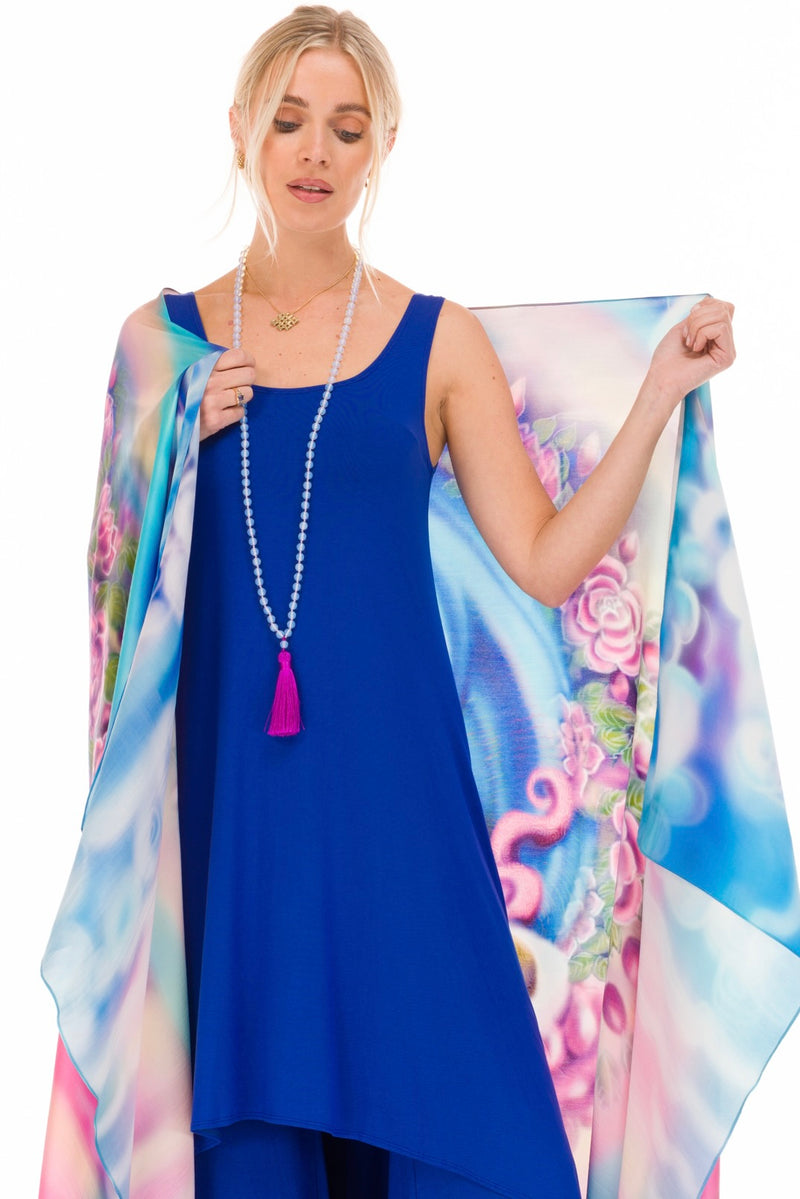 BAMBOO ELFIN DRESS COBALT BLUE