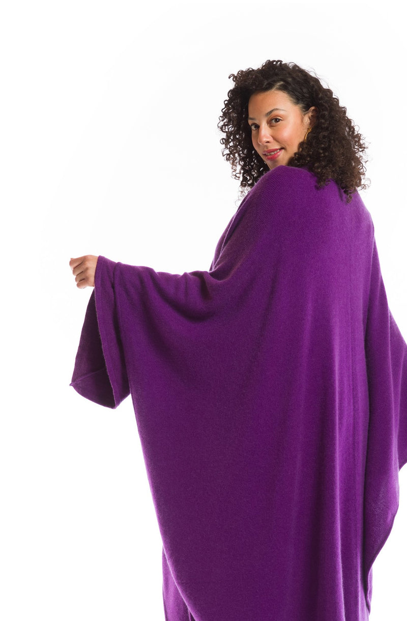 2 PLY AVALON CASHMERE CAPE PURPLE