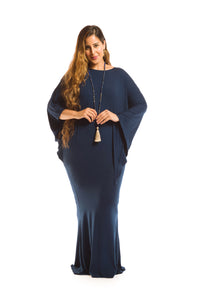 GRECIAN DRESS NAVY