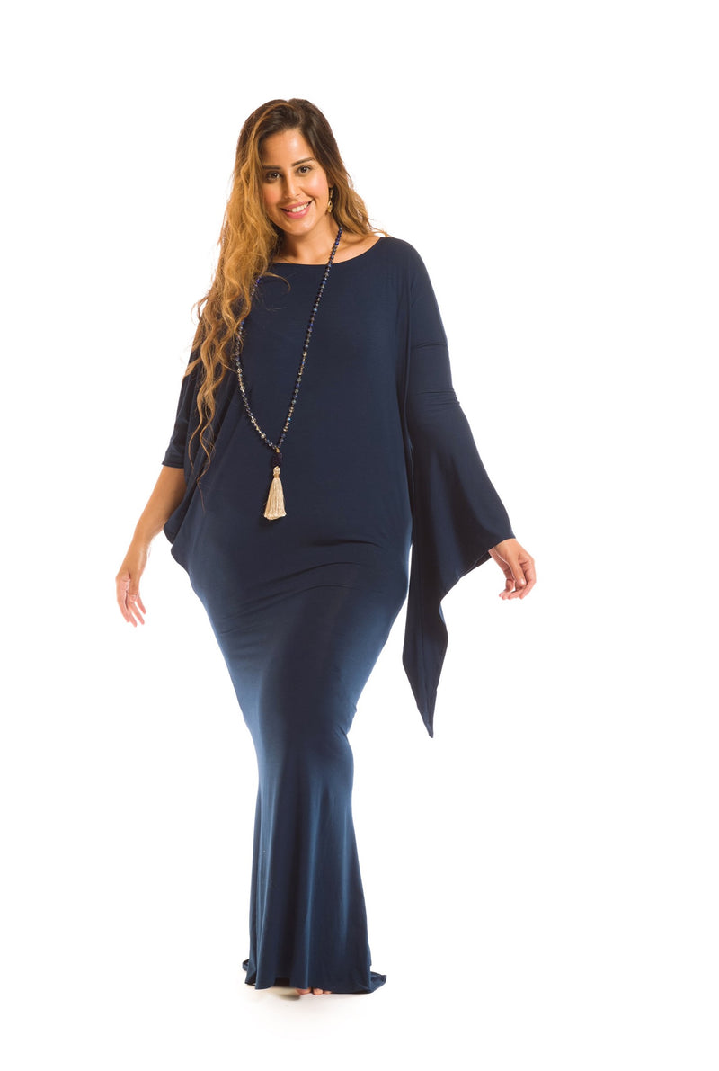 GRECIAN DRESS NAVY