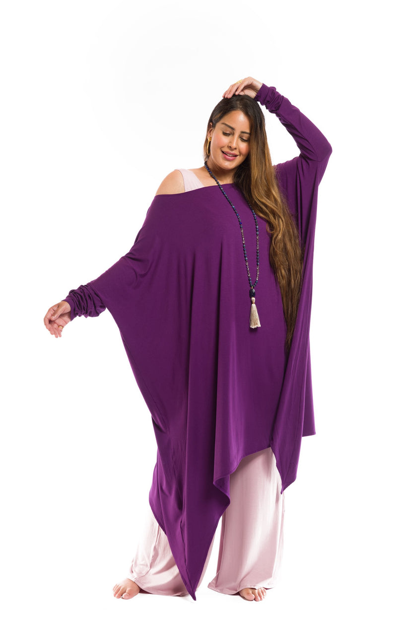 SLOUCHY TOP PURPLE