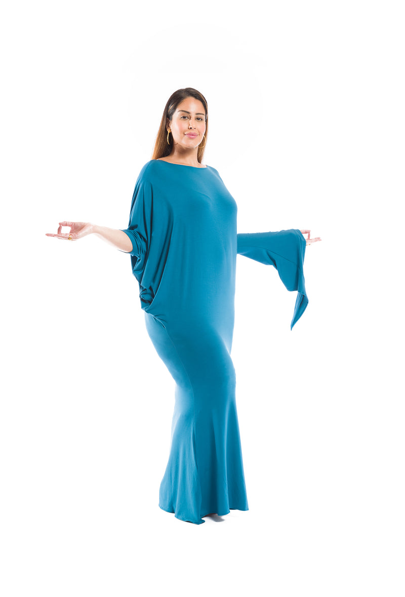 GRECIAN DRESS TEAL