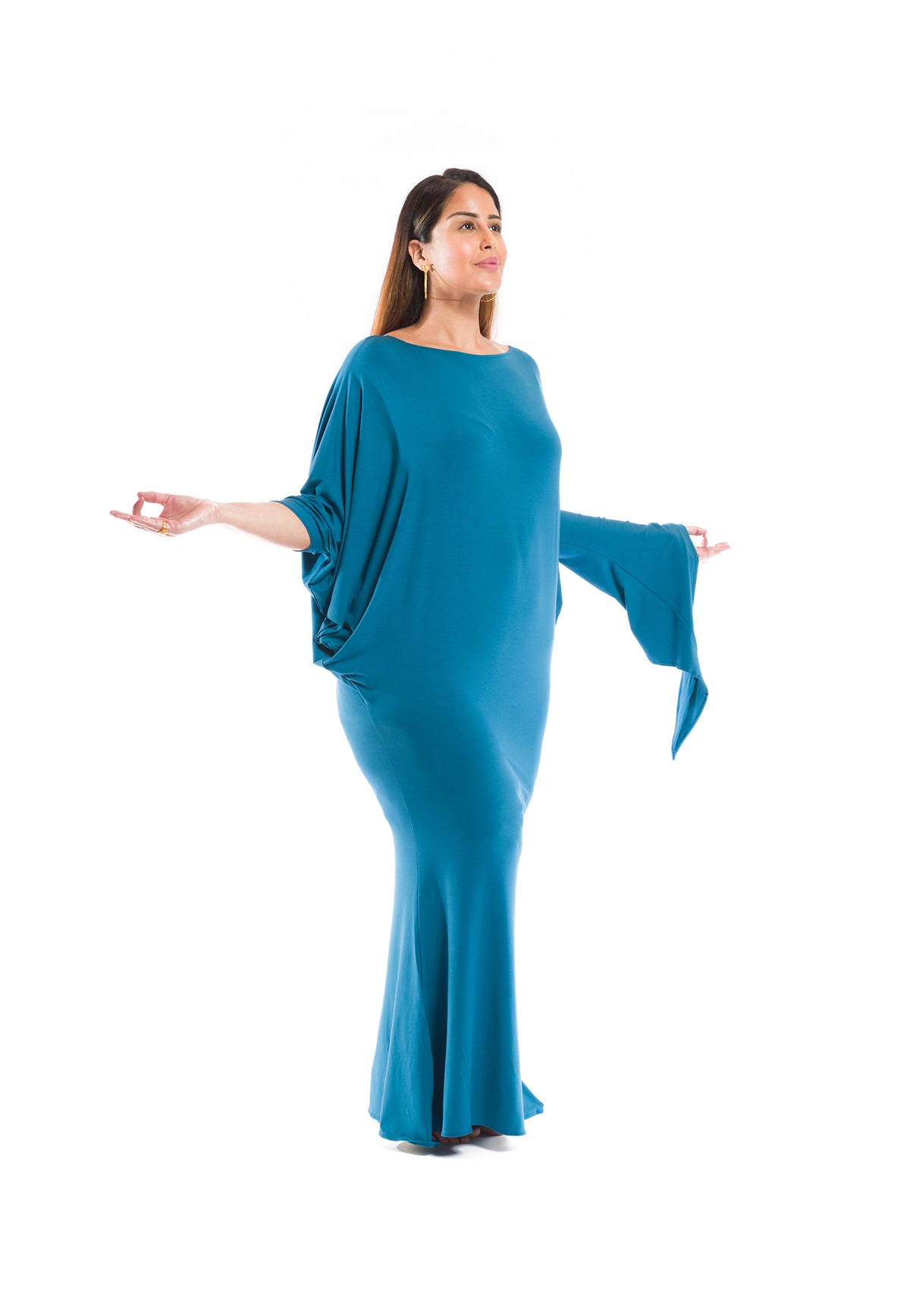 GRECIAN DRESS TEAL