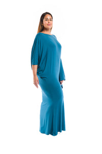 GRECIAN DRESS TEAL