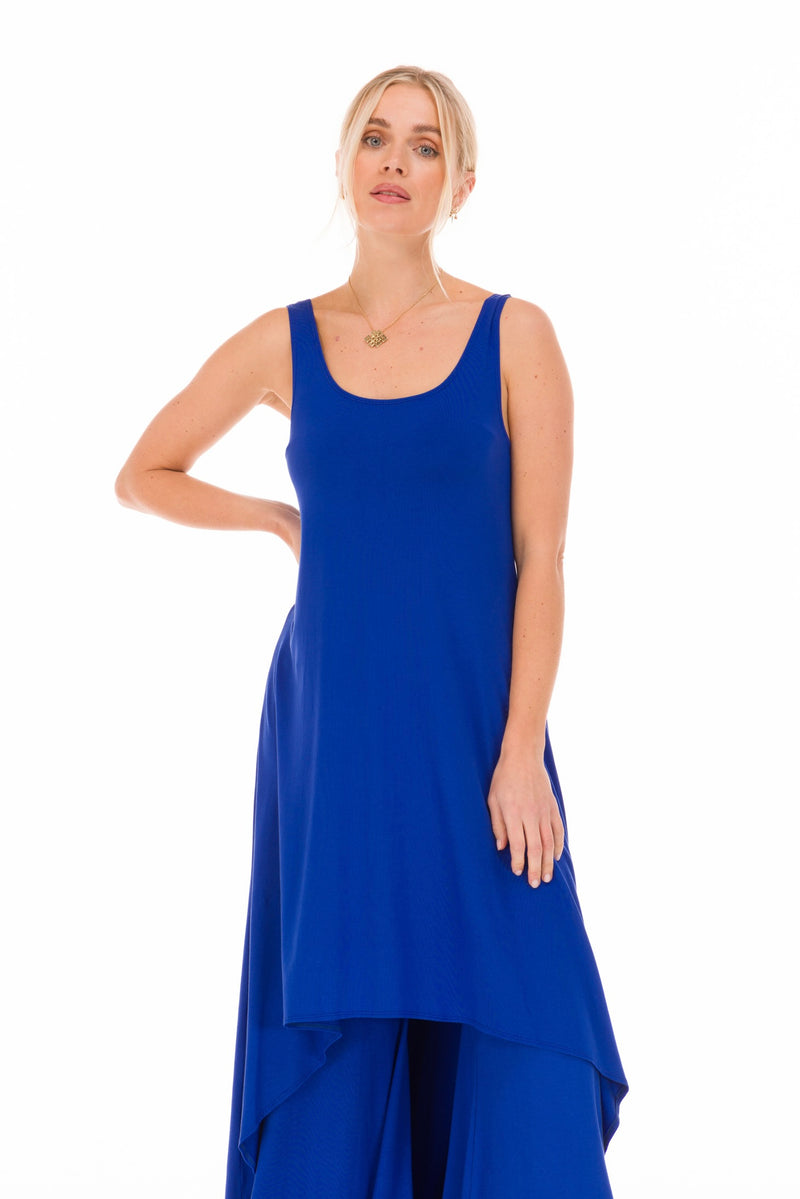 BAMBOO ELFIN DRESS COBALT BLUE