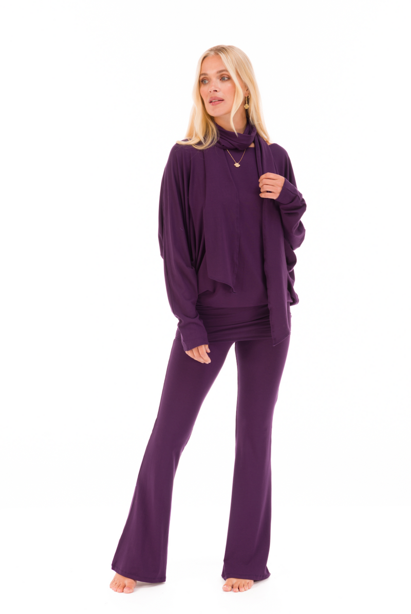 BAMBOO SOUL PANTS DEEP PURPLE