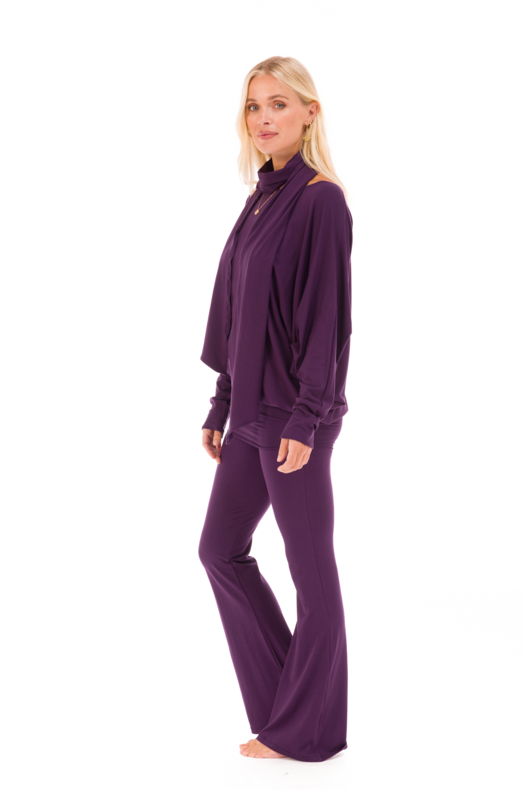 BAMBOO SOUL PANTS DEEP PURPLE