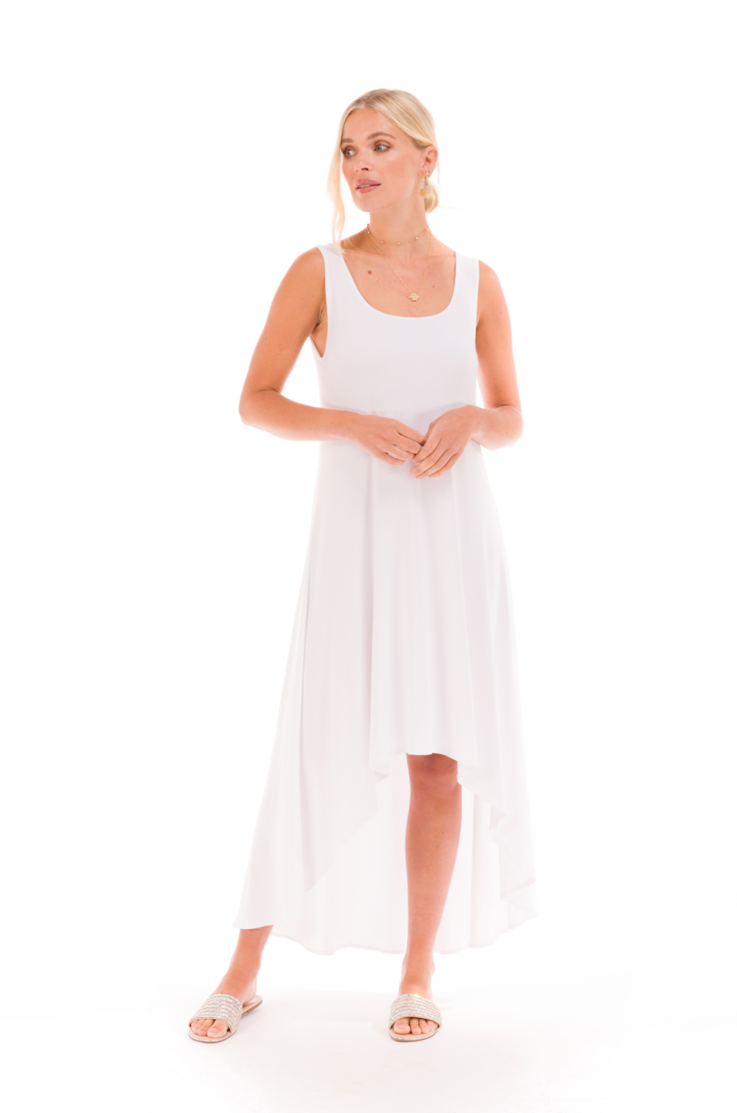 BAMBOO ELFIN DRESS WHITE