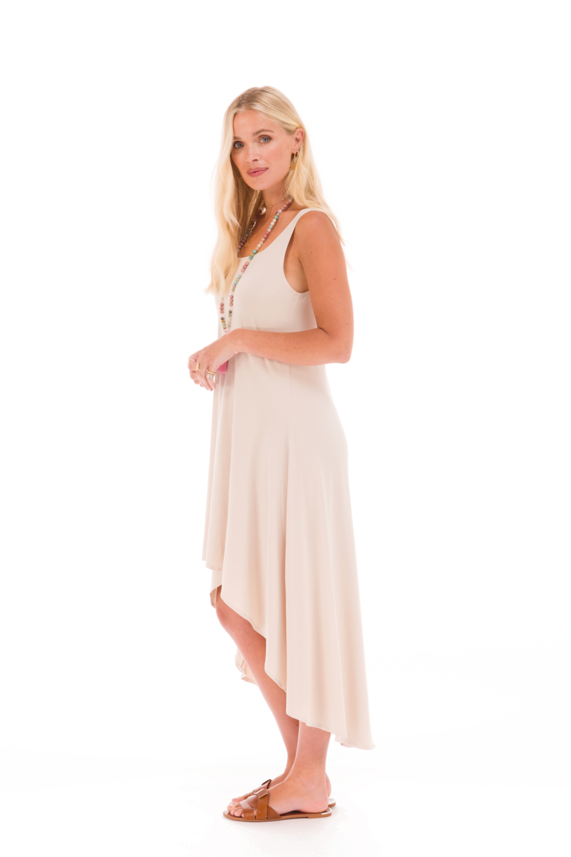 BAMBOO ELFIN DRESS ECRU