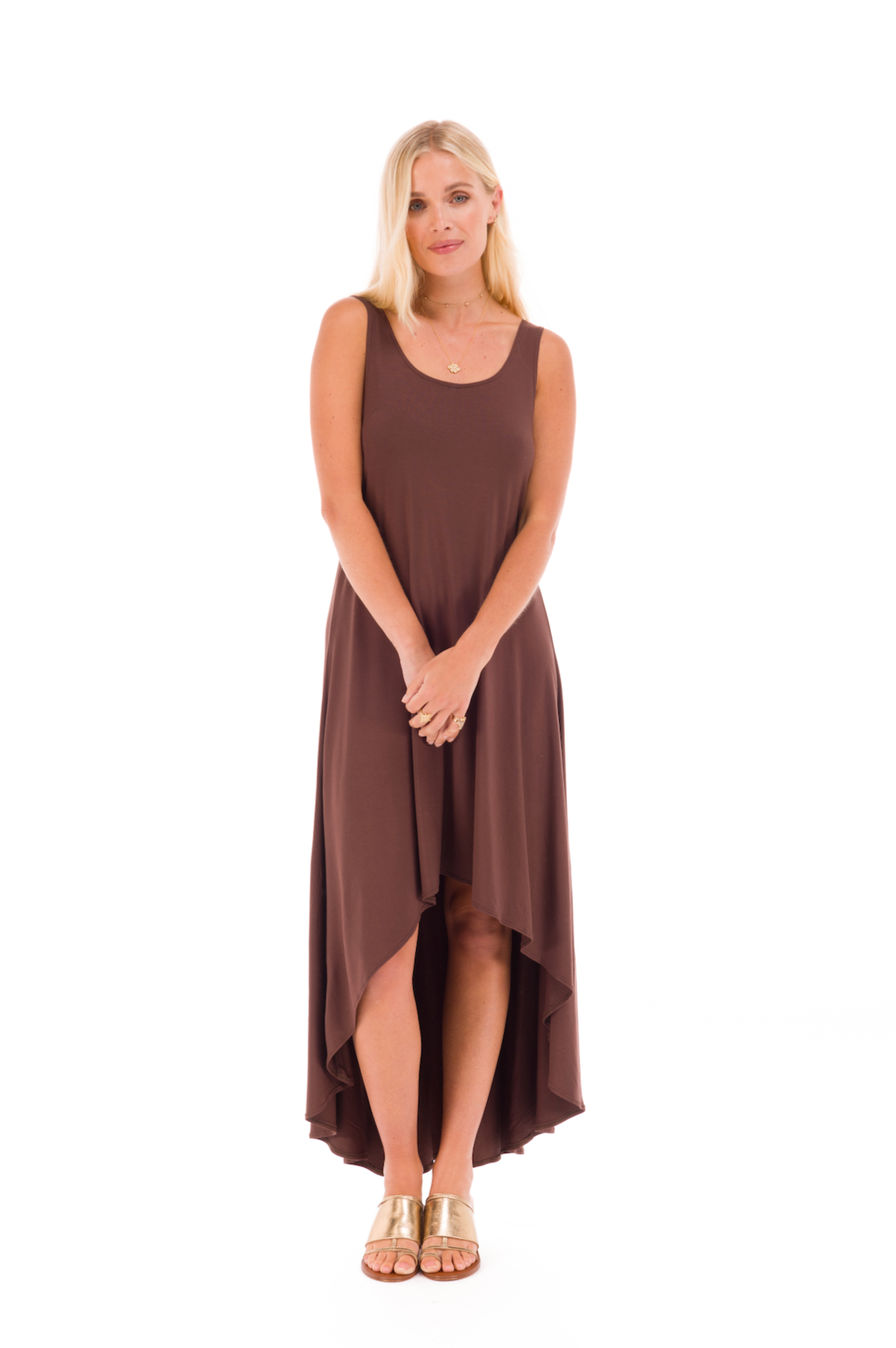 BAMBOO ELFIN DRESS BROWN