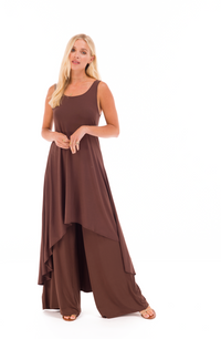 BAMBOO ELFIN DRESS BROWN