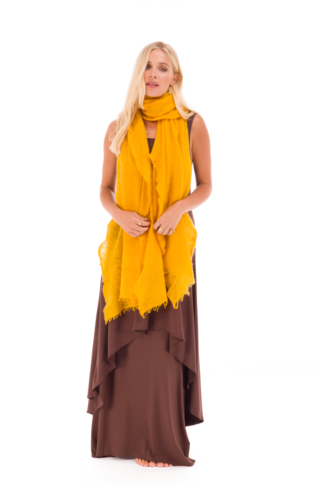 BAMBOO ELFIN DRESS BROWN