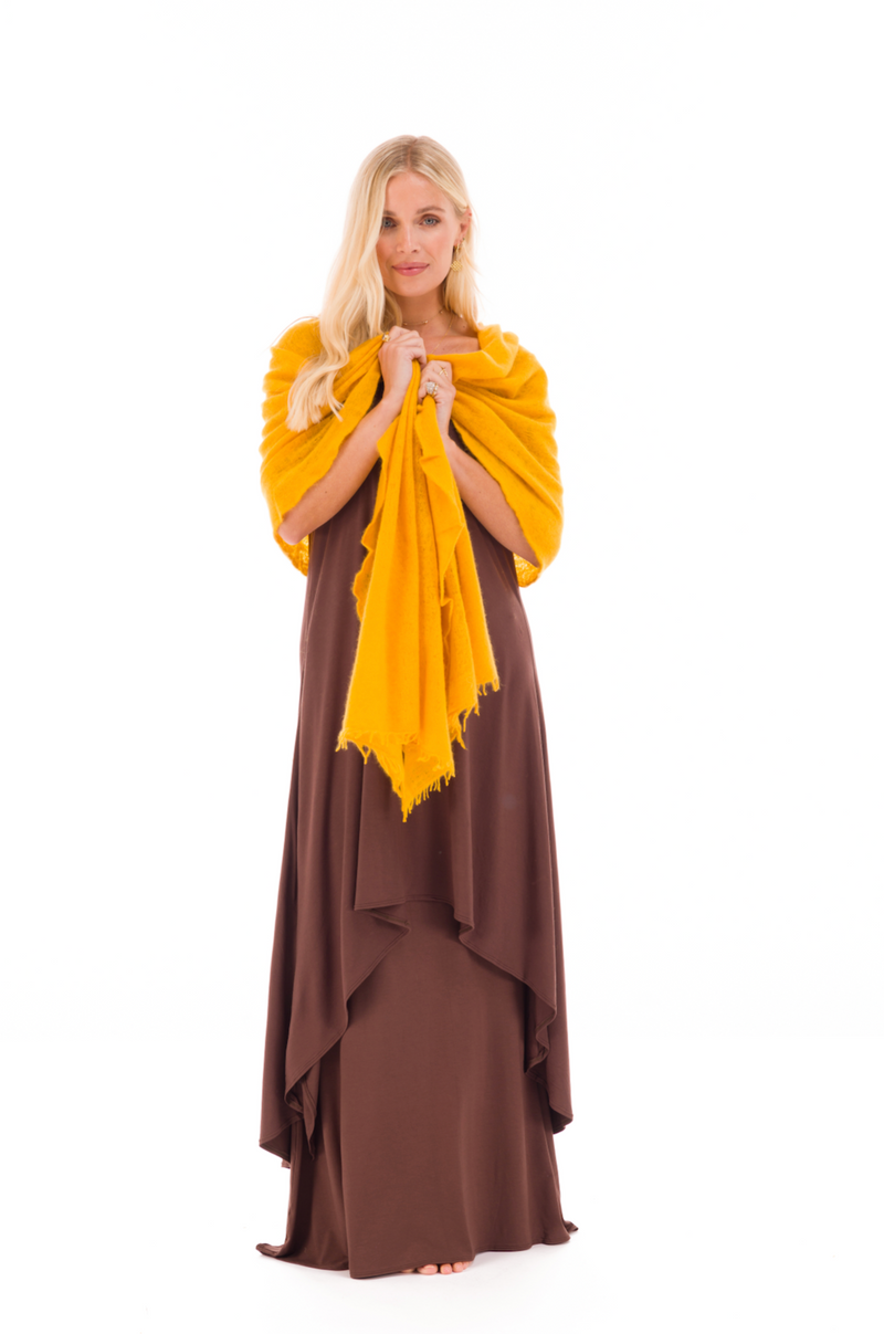 BAMBOO ELFIN DRESS BROWN