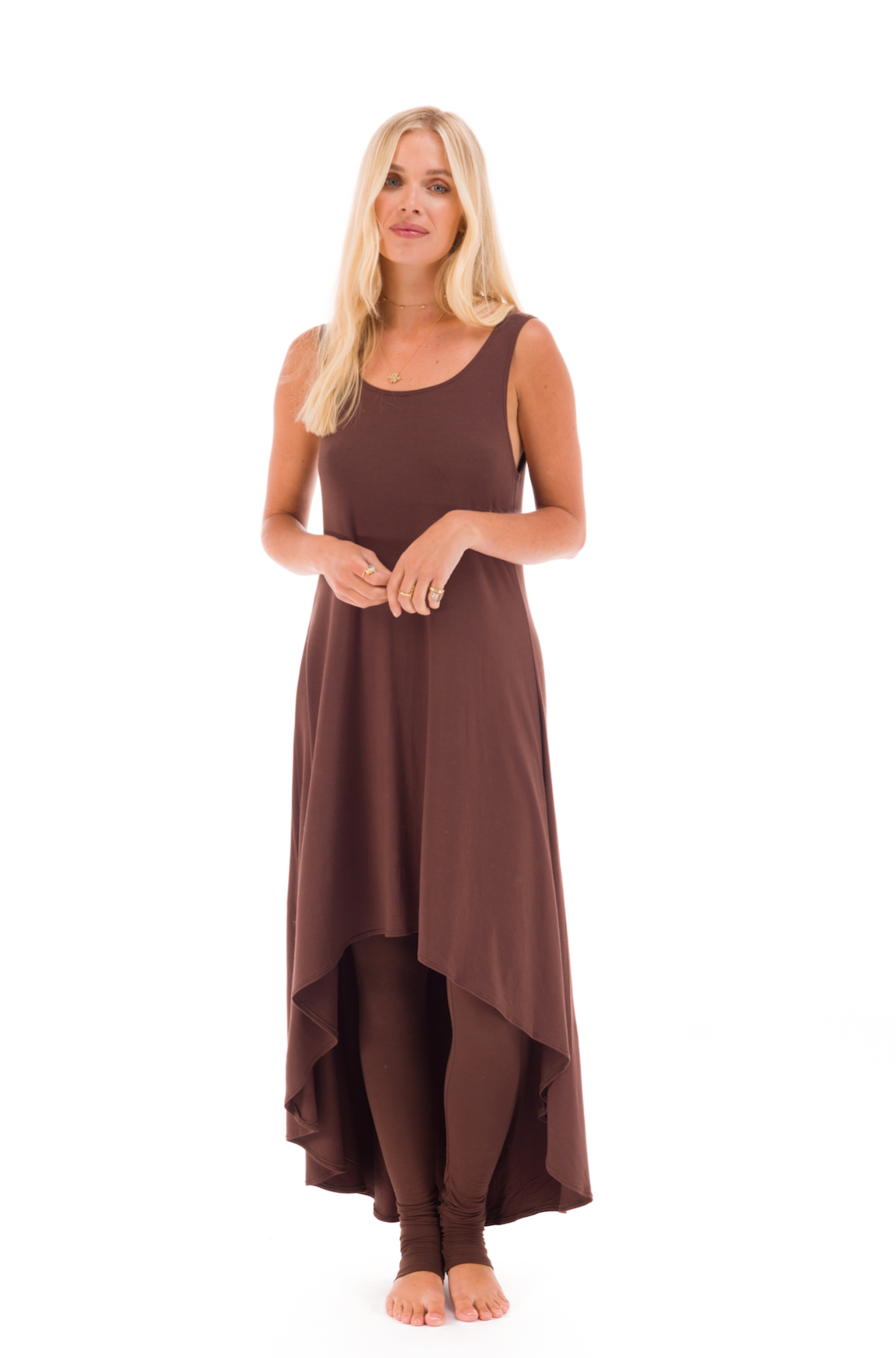 ELFIN DRESS BROWN