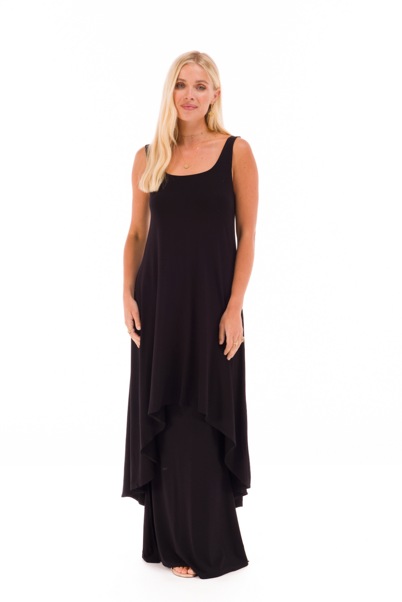 BAMBOO ELFIN DRESS BLACK