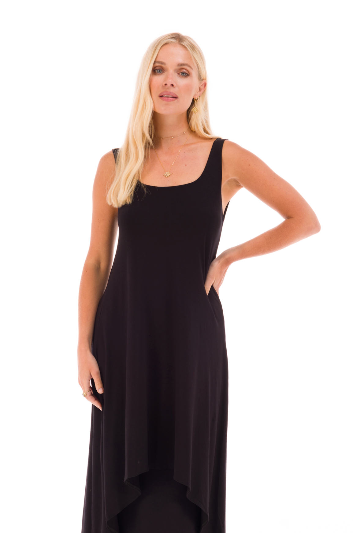 BAMBOO ELFIN DRESS BLACK