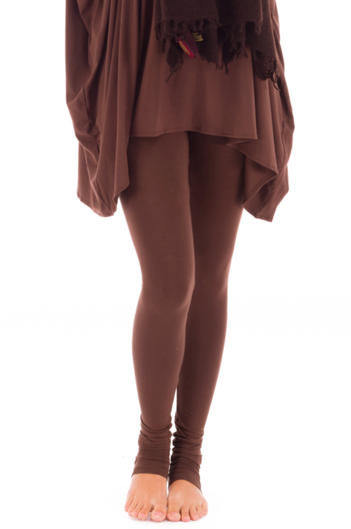 BAMBOO LONG LEGGINGS BROWN