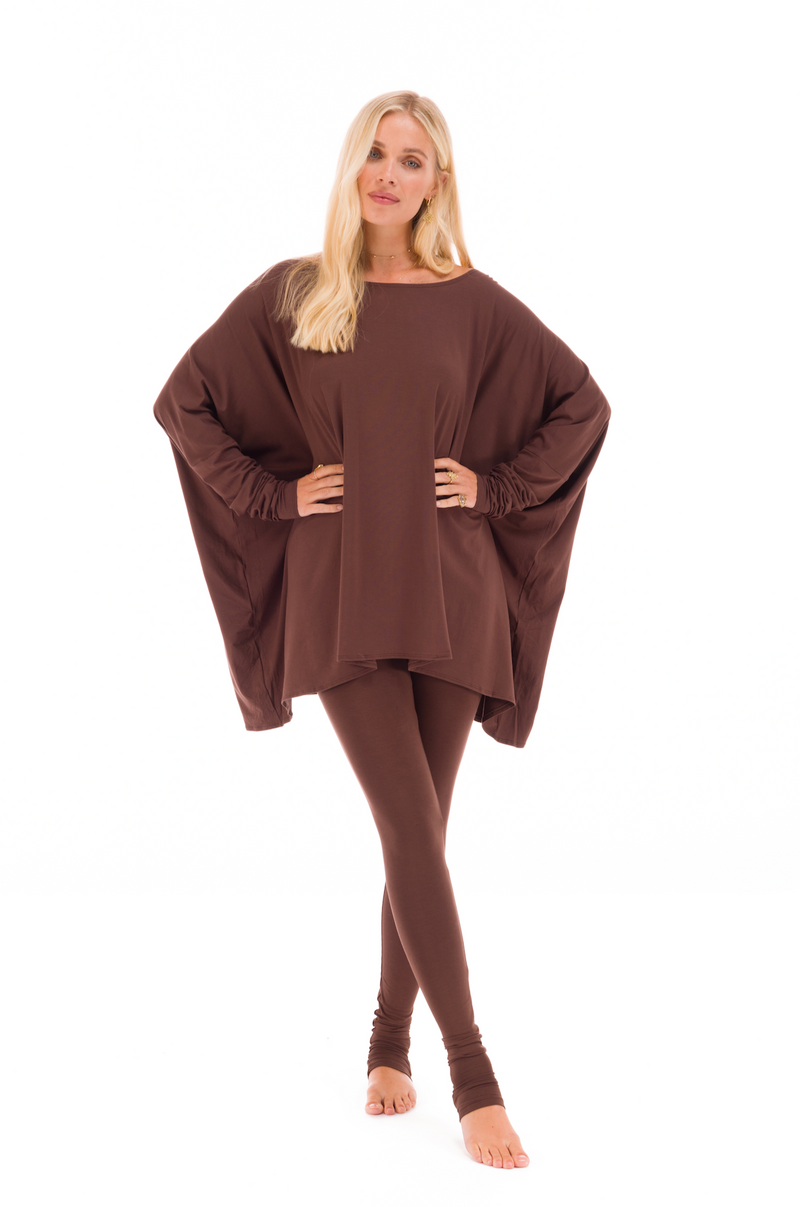 LONG LEGGINGS BROWN