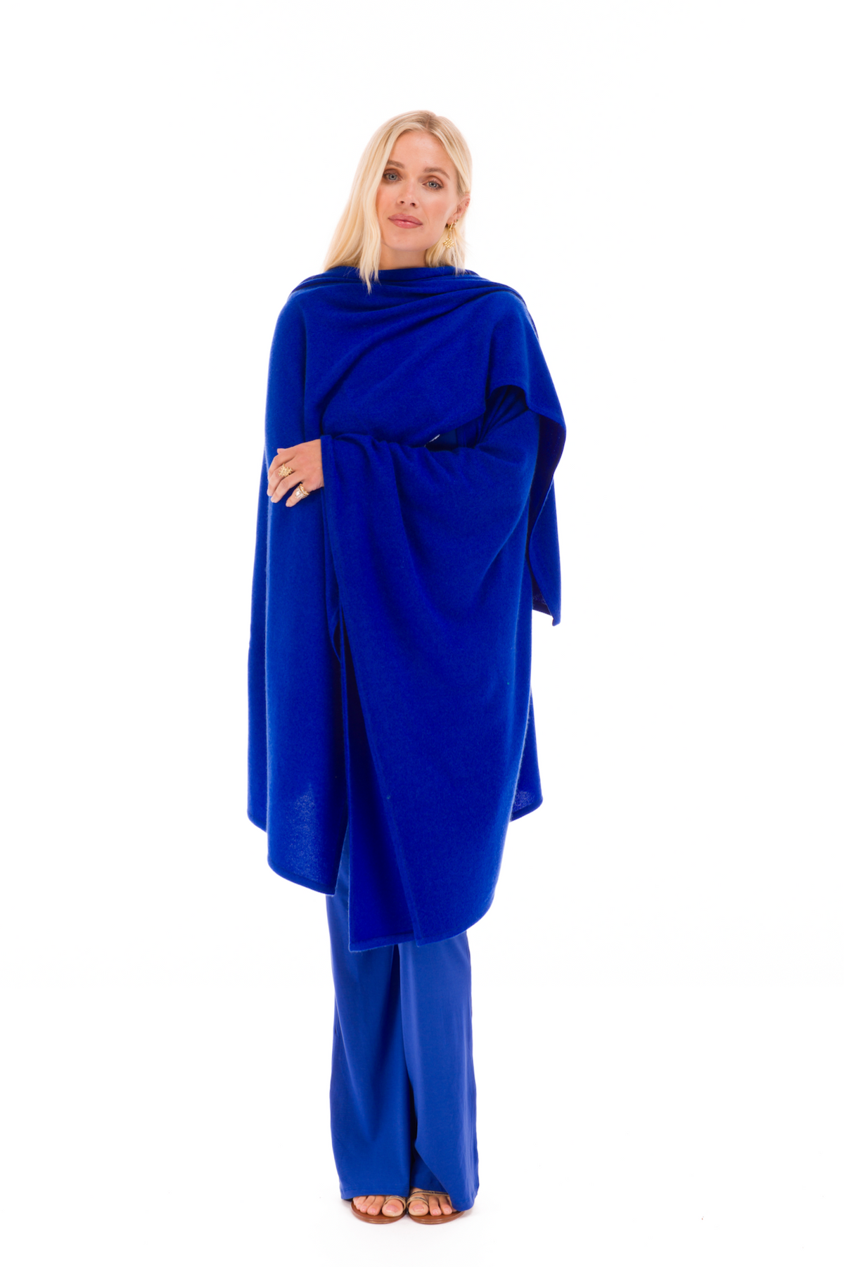 2 PLY AVALON CASHMERE CAPE ROYAL BLUE