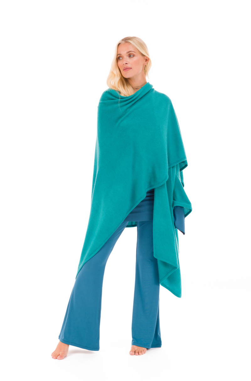 2 PLY AVALON CASHMERE CAPE AQUA